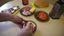 Рецепт мини – пиццы! Вкусно и быстро!(горячие бутерброды)