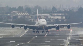Storm Emma: A380 crosswind double bill