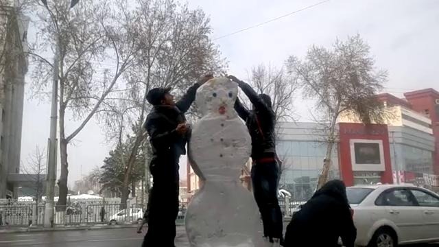 Снеговик по Ташкентски