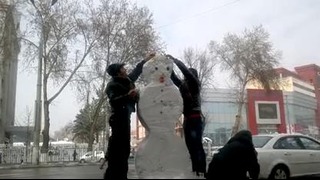 Снеговик по Ташкентски