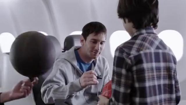 Messi in Turkish Airline