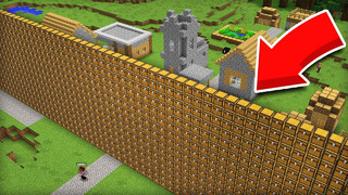 ОТКУДА В НАШЕЙ ДЕРЕВНЕ ОГРОМНАЯ СТЕНА ИЗ СУНДУКОВ В МАЙНКРАФТ | Компот Minecraft