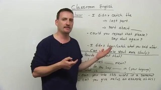 Classroom English- Vocabulary & Expressions for Students