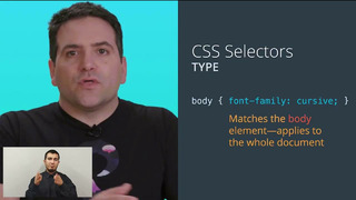 26 – Intro to CSS Selectors Type