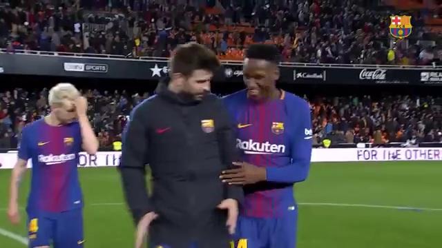 [BEHIND THE SCENES] Yerry Mina’s debut with Barça