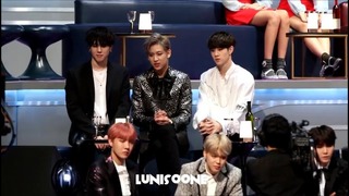 161202 GOT7 Congratulate Reaction to Best Male Group Dance Perfomance Award in MAMA