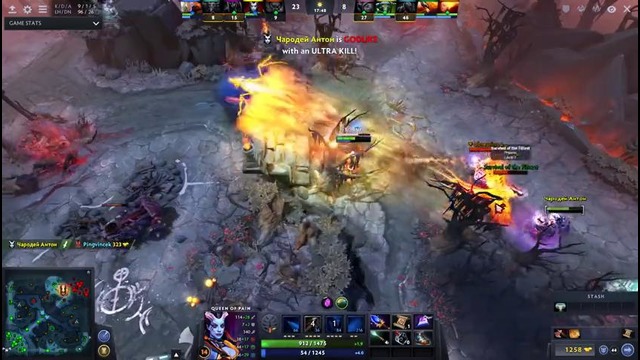 Pubs Crashing׃ Dendi on Queen of Pain vol.4