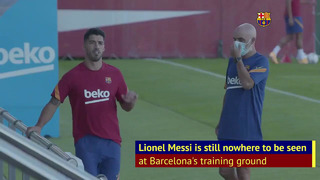 Тренировка Барселоны