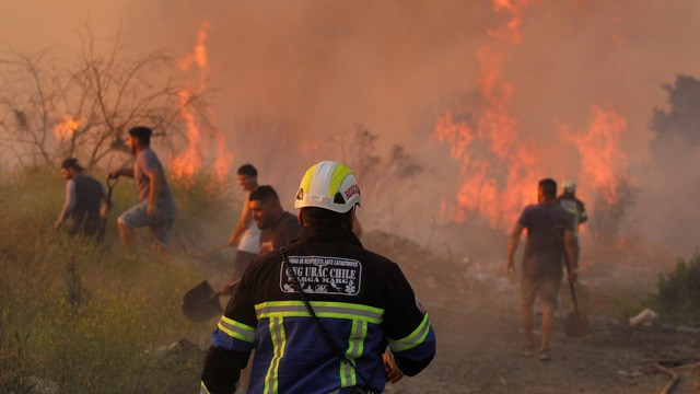 Лесные пожары охватили центральный регион Чили