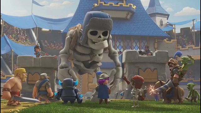 Clash Royale- Гиг Скелет