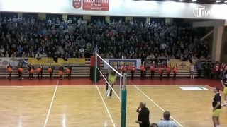 Bartosz Kurek The King Of Warm-up 3rd meter spike Volleyball