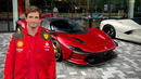 F1 driver Carlos Sainz opens Ferrari Hatfield with SP3 Daytona, LaFerrari Aperta