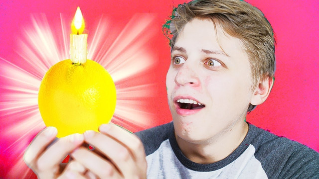 СВЕЧКА ИЗ АПЕЛЬСИНА СВОИМИ РУКАМИ