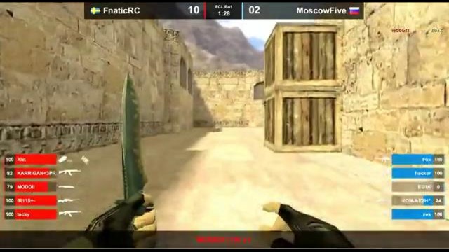 Fnatic vs MoscowFive (de dust2) (480p)