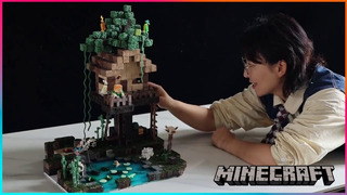 Artist Constructs Full Minecraft Village Out of Chocolate! @user-pr3ij4lu4e