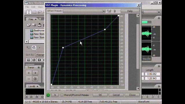 Adobe Audition2 уроки – 28 Эффекты с преобразованием аплитуды- Динамическая обработка