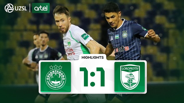 Superliga 12-tur. Paxtakor – Lokomotiv bahsida kiritilgan gollar va xavfli vaziyatlar (Highlights)