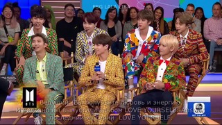 [Рус. саб] BTS, one of the hottest music groups in the world, speaks out on GMA