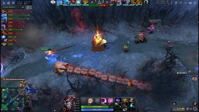 EG vs Liquid Game 4 Epicenter Finals Matumbaman OP Bristleback Triple kill (5 vs 1) – YouTube