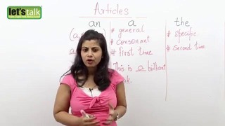 Articles – a, an & the – English Grammar lesson