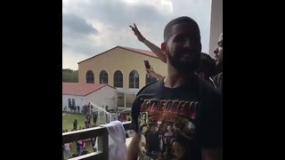 Видео со съёмок клипа Drake God’s plan