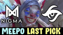 Nigma vs secret — last pick w33 meepo