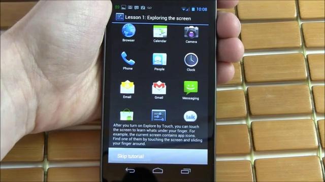 Android 4.0 Ice Cream Sandwich: Accessibility