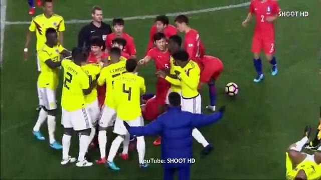 Южная Корея – Колумбия | Товарищеский матч 2017 | Обзор матча