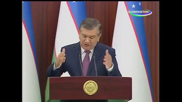 Shavkat Mirziyoyevning 8-yanvarda so’zlagan nutqi