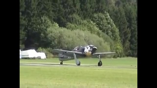Полет немецкого Focke Wulf 190