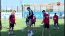 Day two for Messi, Busquets, Piqué and Jordi Alba