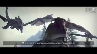Рэп Баттл- Ведьмак 3 – Дикая охота vs. The Elder Scrolls V- Skyrim (HD)