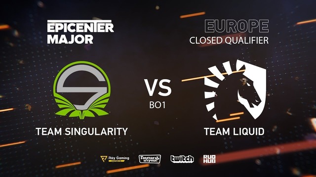 EPICENTER Major 2019 – Team Singularity vs Team Liquid (EU Closed Quals, bo1)
