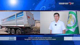 Qiymati 1 mlrd 250 mln so‘mlik maxsus transport vositalari vaqtincha saqlovga olindi