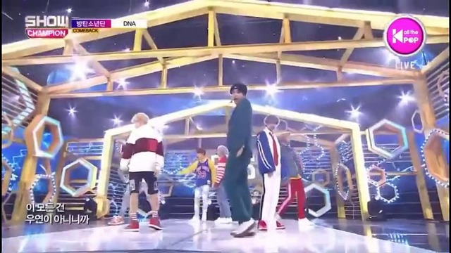 170927 BTS DNA + Mic Drop Comeback Stage Show Champion