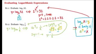 6 – 6 – Evaluating Logarithmic Expressions (5-31)