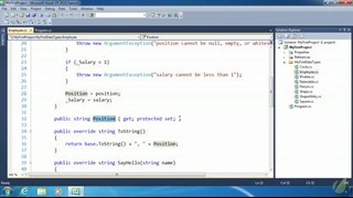 NET Framework C# основы ООП урок №24 (на англ. Языке)