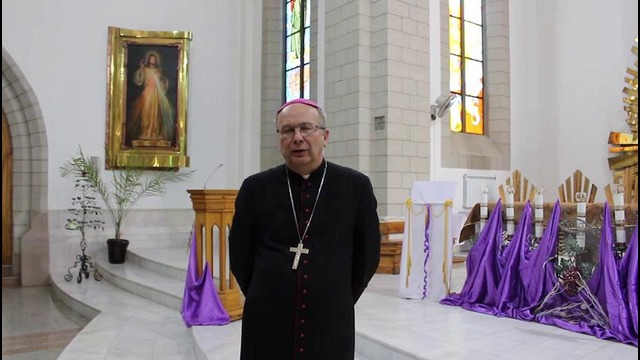 Поздравление с Пасхой от Епископа Ежи Мацулевича