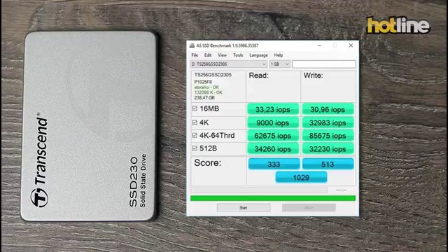 Transcend SSD230S 256GB — обзор накопителя на базе 3D NAND TLC