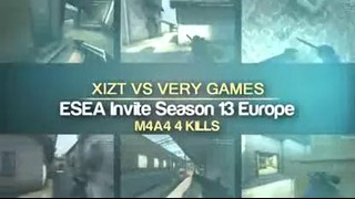 DomenikTV – xizt vs VeryGames “ESEA Invite Season 13 Europe