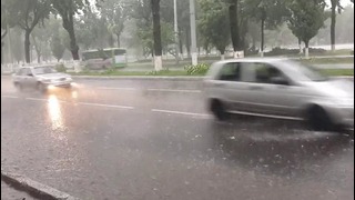 Сильный дождь в Ташкенте (дружба) 30 05 2014