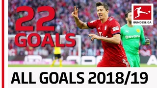 Robert Lewandowski. All goals 2018/19 Bundesliga