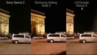 Xperia Z vs Galaxy Note 2 vs Nexus 4 (Сравнение камер)