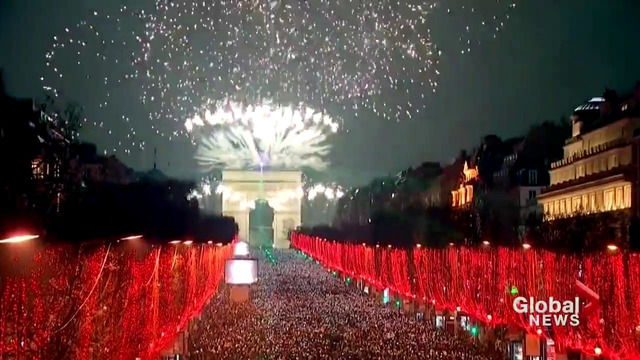 New Year’s 2020 Paris, France brings in 2020 with musical light show, fireworks