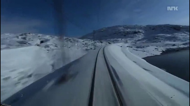 Видео с кабины скоростного поезда