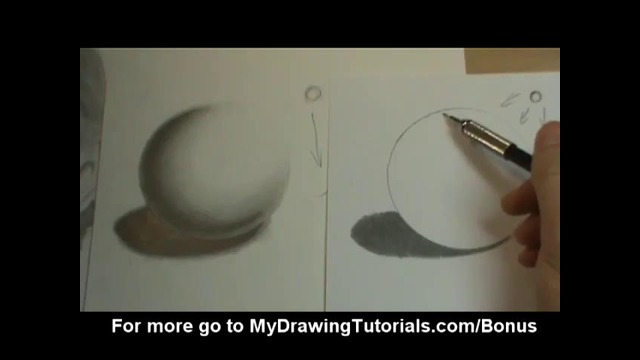 Realistic Drawing Tutorial 38] How To Draw A Sphere