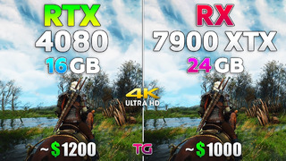 RTX 4080 vs RX 7900 XTX – Test in 8 Games l 4K Ray Tracing