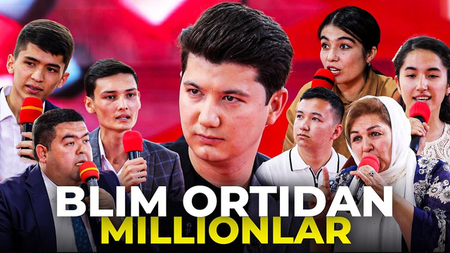 BILIM ORTIDAN MILLIONLAR // AMIRXON UMAROV SHOUSI // OCHIQCHASIGA GAPLASHAMIZ