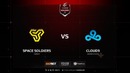 Space Soldiers vs Cloud9, cobblestone, ELEAGUE Major Boston 2018
