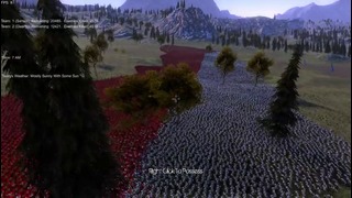 Ultimate epic battle simulator (uebs)- 15000 гномов против 25 000 санта-клаусов